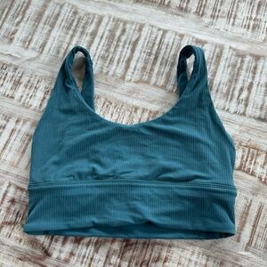 reversible ribbed green lululemon align bra